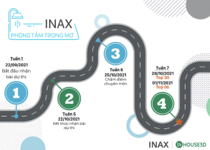 [CUỘC THI “INAX – PHÒNG TẮM TRONG MƠ”]  Những mốc thời gian cần lưu ý